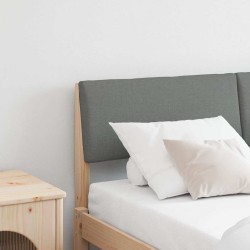 Tête de lit capitonnée Gris foncé Pin massif 627243627243