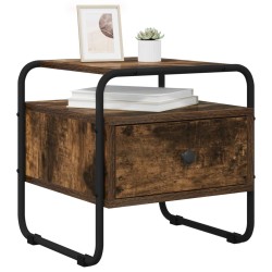 Table de chevet 2 pc Chêne fumé Bois d'ingénierie 627245627245
