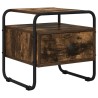 Table de chevet 2 pc Chêne fumé Bois d'ingénierie 627245627245