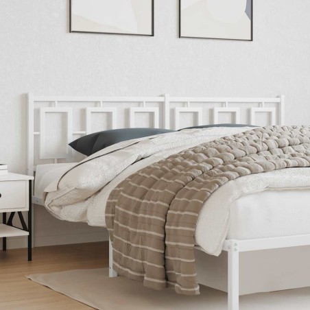 Tête de lit de remplacement métal blanc 180 cm 627246627246