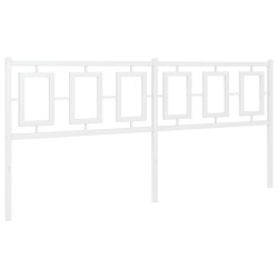Tête de lit de remplacement métal blanc 180 cm 627246627246