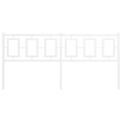 Tête de lit de remplacement métal blanc 180 cm 627246627246