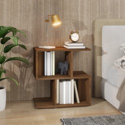 Table de chevet Chêne marron 50x30x51,5 cm Bois d'ingénierie 627247627247