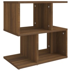 Table de chevet Chêne marron 50x30x51,5 cm Bois d'ingénierie 627247627247