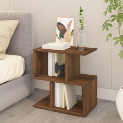 Table de chevet Chêne marron 50x30x51,5 cm Bois d'ingénierie 627247627247