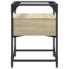Table de chevet chêne sonoma 40x40x55 cm bois d’ingénierie 627248627248