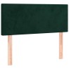 Tête de lit à LED Vert foncé 80x5x78/88 cm Velours 627249627249