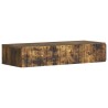 Table d'appoint murale Chêne fumé 87,5 x 34,5 x 17 cm 627250627250
