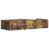 Table d'appoint murale Chêne fumé 87,5 x 34,5 x 17 cm 627250627250