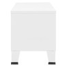 Meuble TV industriel Blanc 105x35x42 cm Métal 627255627255