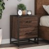Tables de chevet 2 pcs chêne marron 40x31x50 cm bois ingénierie 627256627256