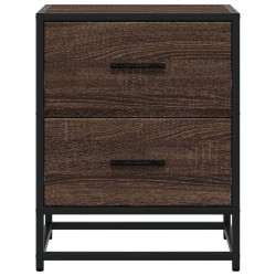 Tables de chevet 2 pcs chêne marron 40x31x50 cm bois ingénierie 627256627256