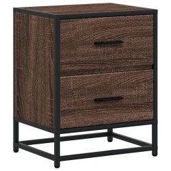 Tables de chevet 2 pcs chêne marron 40x31x50 cm bois ingénierie 627256627256