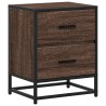 Tables de chevet 2 pcs chêne marron 40x31x50 cm bois ingénierie 627256627256