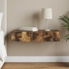 Table d'appoint murale Chêne fumé 87,5 x 34,5 x 17 cm 627258627258