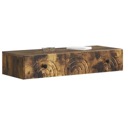 Table d'appoint murale Chêne fumé 87,5 x 34,5 x 17 cm 627258627258