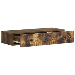 Table d'appoint murale Chêne fumé 87,5 x 34,5 x 17 cm 627258627258
