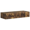 Table d'appoint murale Chêne fumé 87,5 x 34,5 x 17 cm 627259627259