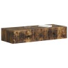 Table d'appoint murale Chêne fumé 87,5 x 34,5 x 17 cm 627259627259