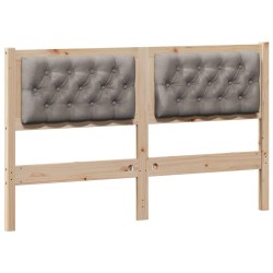 Tête de lit Autre Marron et taupe 150 cm Bois massif en pin 627263627263