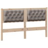 Tête de lit Autre Marron et taupe 150 cm Bois massif en pin 627263627263