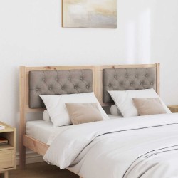 Tête de lit Autre Marron et taupe 150 cm Bois massif en pin 627263627263