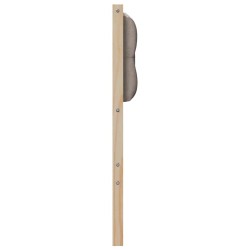 Tête de lit Autre Marron et taupe 150 cm Bois massif en pin 627263627263