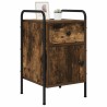 Table de chevet 2 pc Chêne fumé 35 x 36,5 x 61 cm 627266627266
