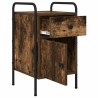 Table de chevet 2 pc Chêne fumé 35 x 36,5 x 61 cm 627266627266
