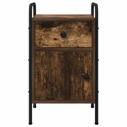 Table de chevet 2 pc Chêne fumé 35 x 36,5 x 61 cm 627266627266