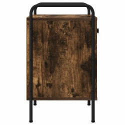 Table de chevet 2 pc Chêne fumé 35 x 36,5 x 61 cm 627266627266
