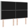 Tête de lit Gris clair 144 cm tissu 627269627269