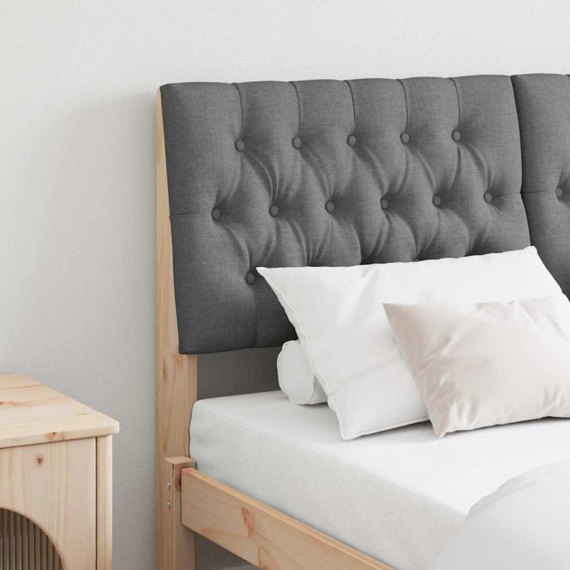 Tête de lit capitonnée Gris foncé 150 cm Pin massif 627270627270
