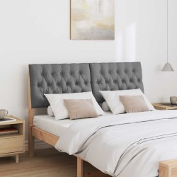 Tête de lit capitonnée Gris foncé 150 cm Pin massif 627270627270
