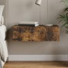 Table d'appoint murale Chêne fumé 87,5 x 34,5 x 17 cm 627272627272