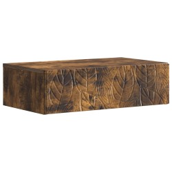 Table d'appoint murale Chêne fumé 87,5 x 34,5 x 17 cm 627272627272