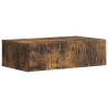 Table d'appoint murale Chêne fumé 87,5 x 34,5 x 17 cm 627272627272