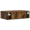 Table d'appoint murale Chêne fumé 87,5 x 34,5 x 17 cm 627272627272