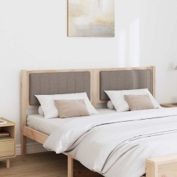 Tête de lit capitonnée Marron 150 cm Pin massif 627273627273
