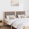 Tête de lit capitonnée Marron 150 cm Pin massif 627273627273