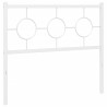Tête de lit de remplacement métal blanc 100 cm 627276627276
