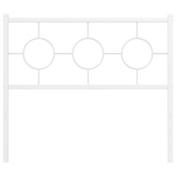 Tête de lit de remplacement métal blanc 100 cm 627276627276
