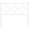 Tête de lit de remplacement métal blanc 100 cm 627276627276