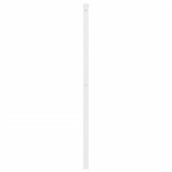 Tête de lit de remplacement métal blanc 100 cm 627276627276