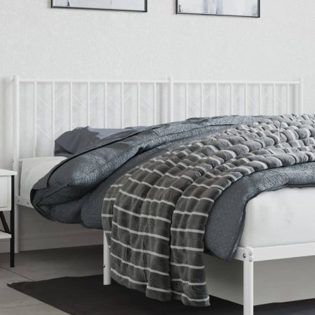 Tête de lit de remplacement métal blanc 180 cm 627277627277