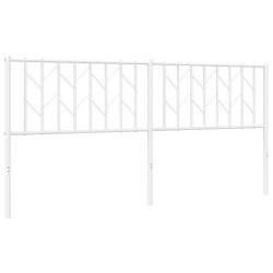Tête de lit de remplacement métal blanc 180 cm 627277627277