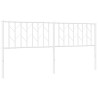 Tête de lit de remplacement métal blanc 180 cm 627277627277