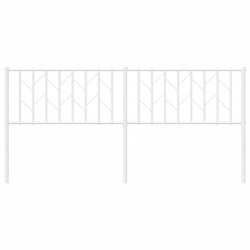 Tête de lit de remplacement métal blanc 180 cm 627277627277