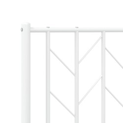 Tête de lit de remplacement métal blanc 180 cm 627277627277