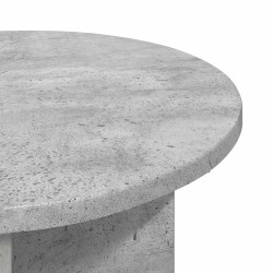 Table d'appoint 2 pcs Gris béton Ø 39 x 38 cm Bois d'ingénierie 627282627282